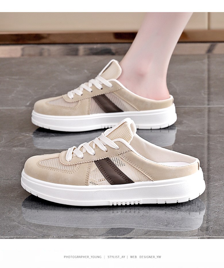 여성 발편한 뮬 여성뮬슬리퍼형샌들