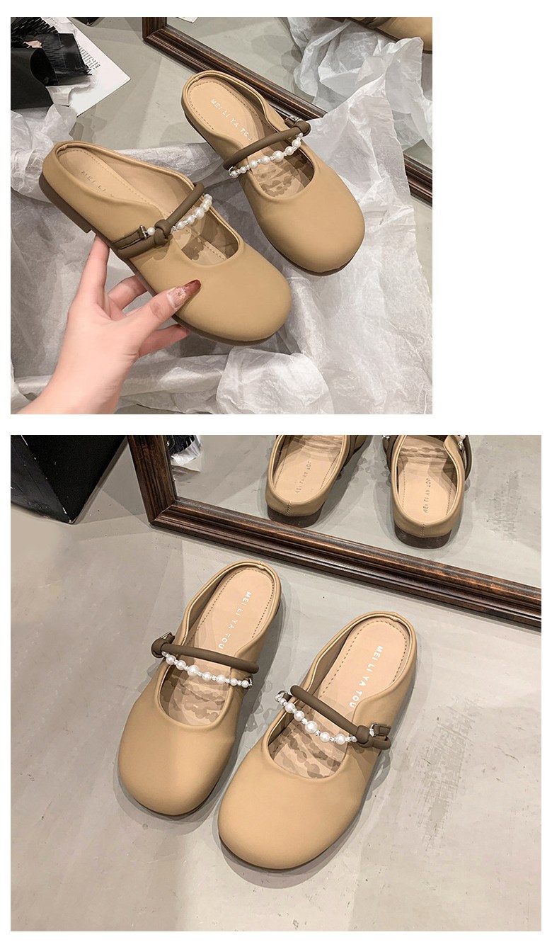 여성 사계절 뮬 여성뮬슬리퍼형샌들