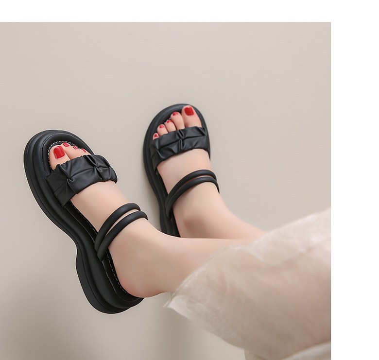 여성 경량 캐주얼 여성뮬슬리퍼형샌들