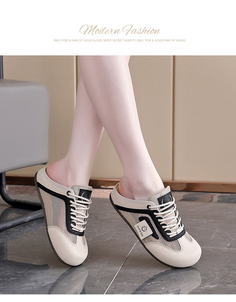 여성 통굽 발편한 여성뮬슬리퍼형샌들