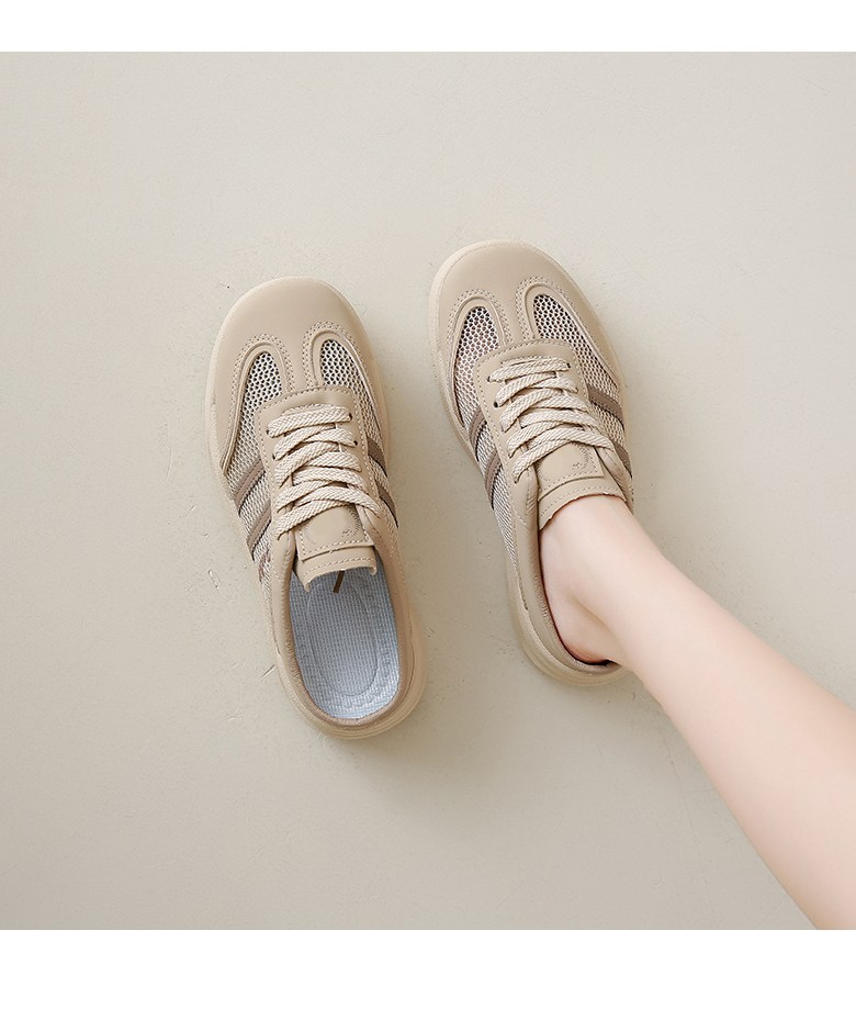 여성 메쉬 슬리퍼 여성뮬슬리퍼형샌들