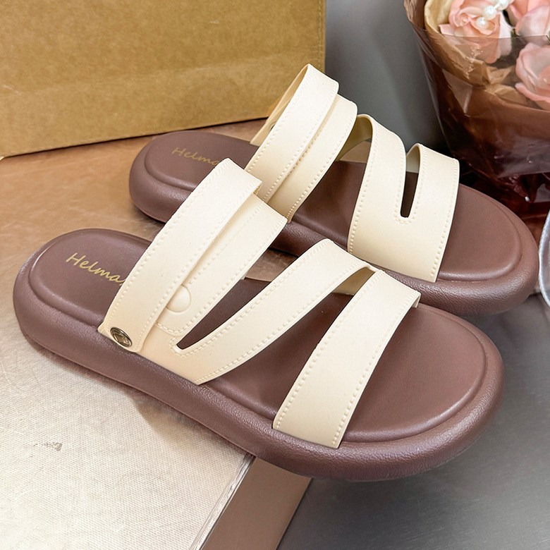 여름 여성 슬리퍼 여성뮬슬리퍼형샌들