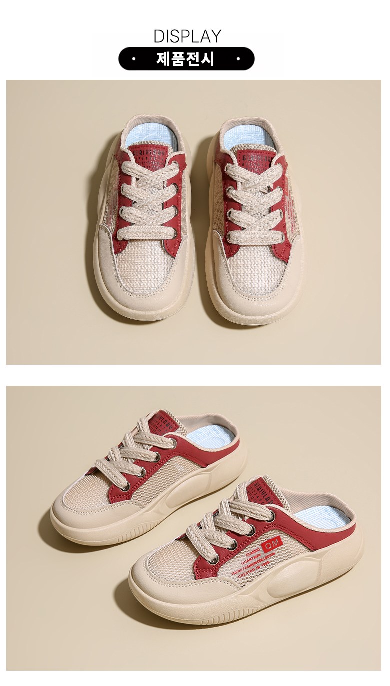 여성 발편한 뮬 여성뮬슬리퍼형샌들