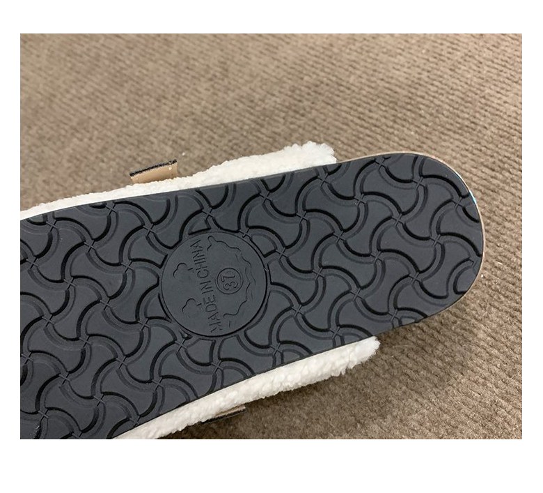 여성 따뜻한 뮬 여성뮬슬리퍼형샌들