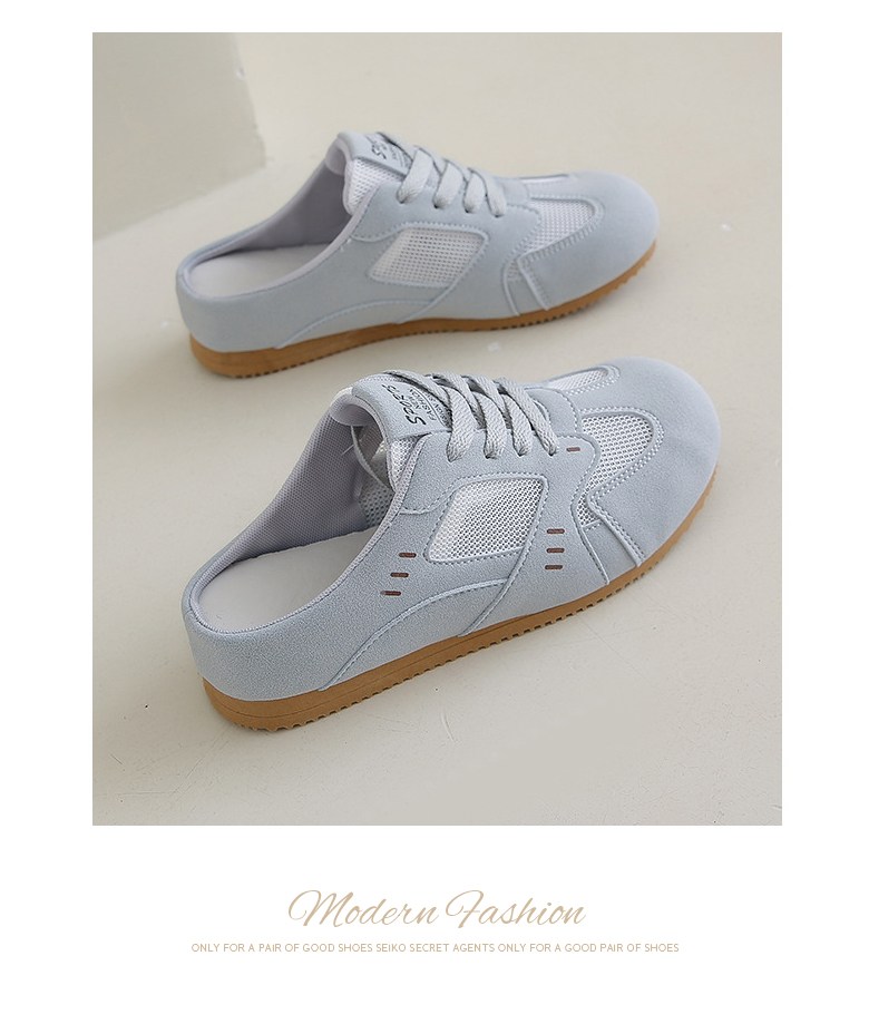 여성 통기성 뮬 여성뮬슬리퍼형샌들