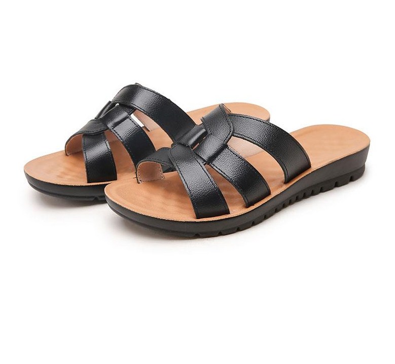 여름 엄마 슬리퍼 여성뮬슬리퍼형샌들