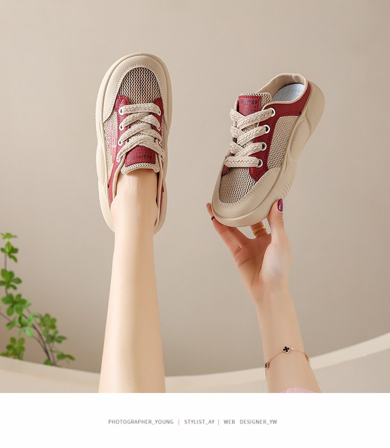 여성 발편한 뮬 여성뮬슬리퍼형샌들