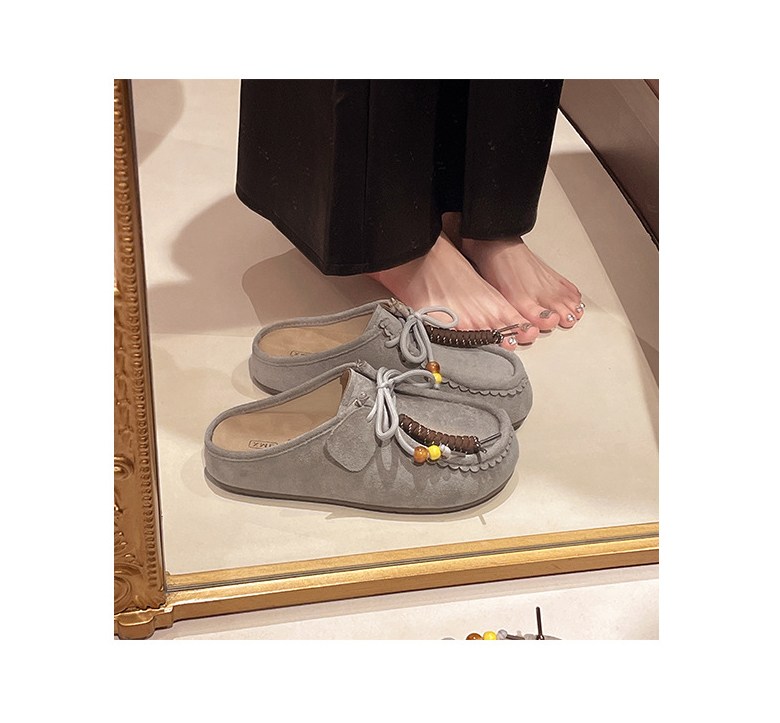 여성 캐주얼 로퍼 여성뮬슬리퍼형샌들