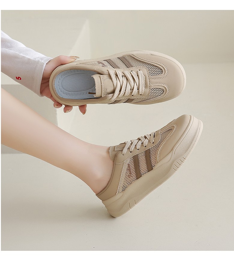 여성 메쉬 슬리퍼 여성뮬슬리퍼형샌들