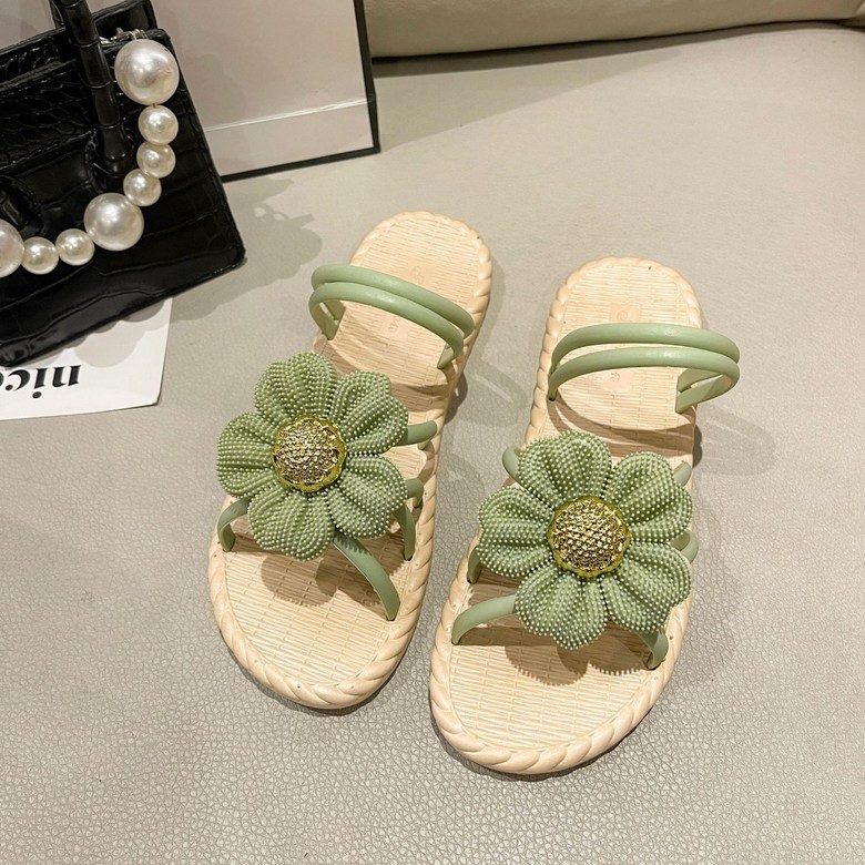 여성여름샌들 발편한샌들 외출 여성뮬슬리퍼형샌들