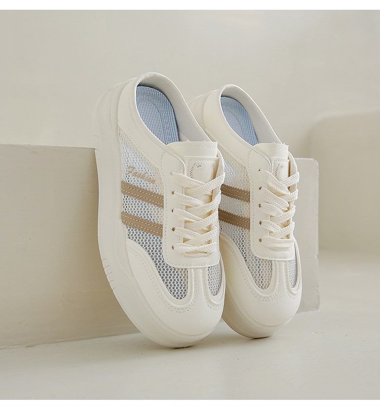 여성 메쉬 슬리퍼 여성뮬슬리퍼형샌들