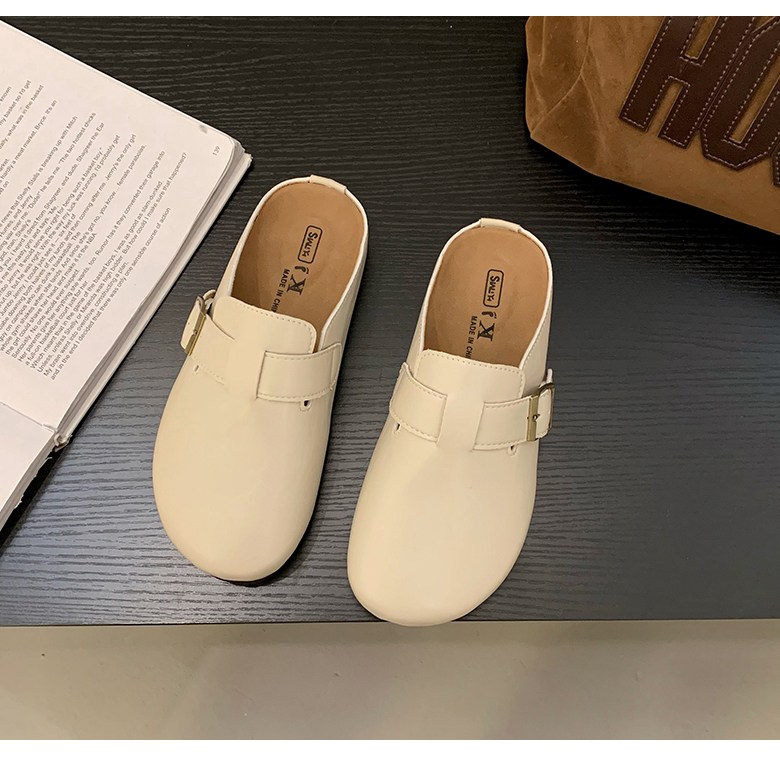 여성 발편한 뮬 여성뮬슬리퍼형샌들