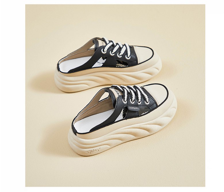 여성 발편한 뮬 여성뮬슬리퍼형샌들