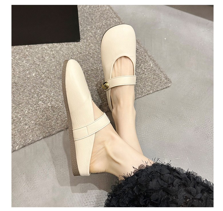 여성 발편한 뮬 여성뮬슬리퍼형샌들