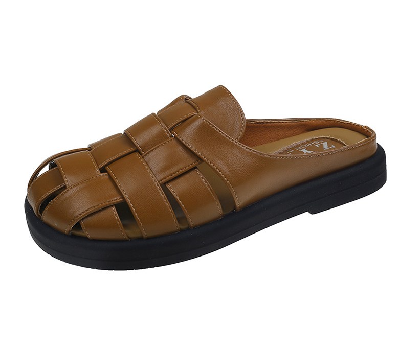 여성 발편한 사계절 여성뮬슬리퍼형샌들