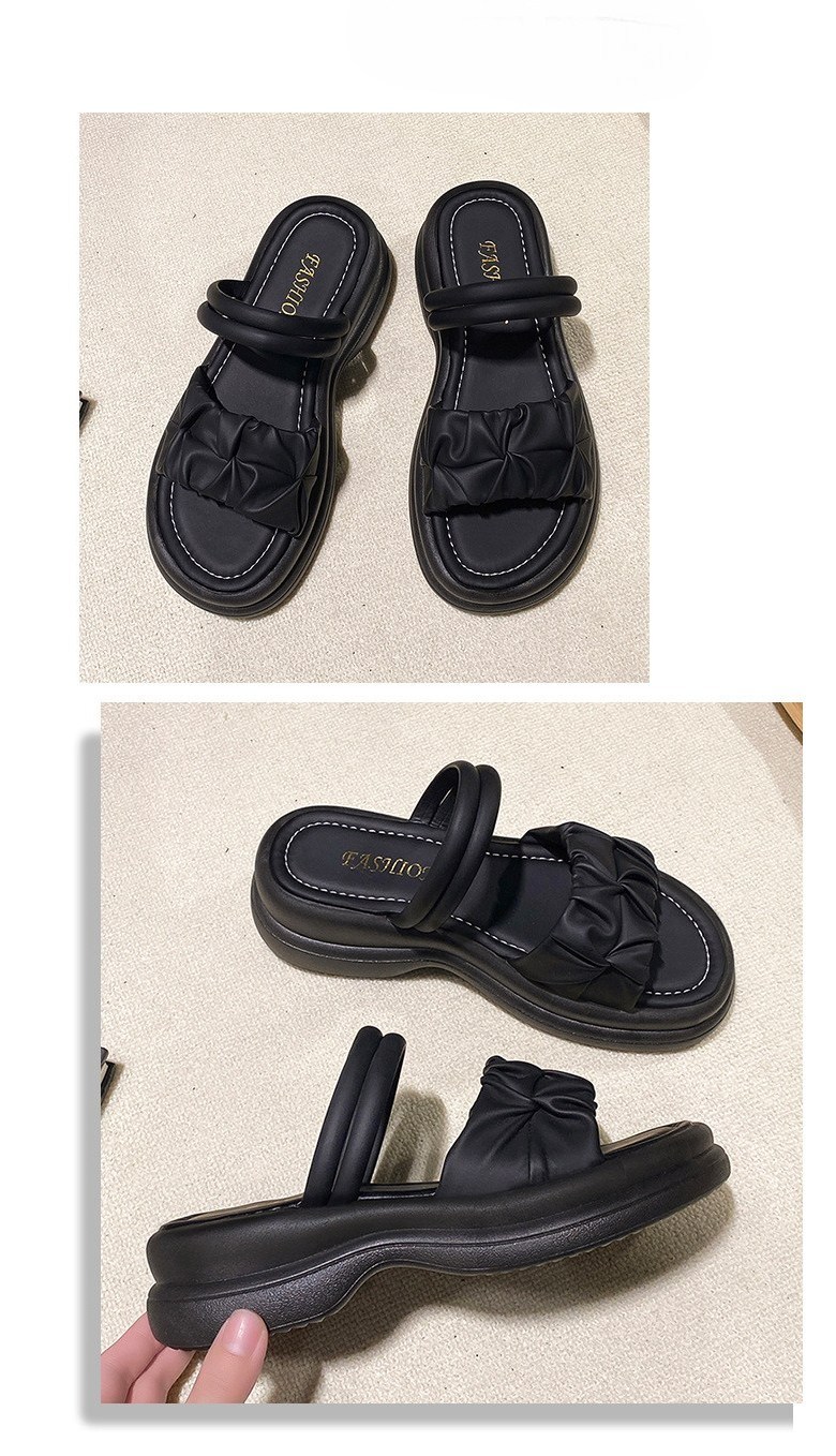 여성 경량 캐주얼 여성뮬슬리퍼형샌들