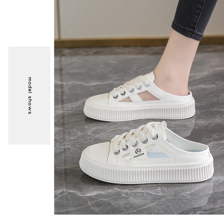 여성 발편한 데일리 여성뮬슬리퍼형샌들