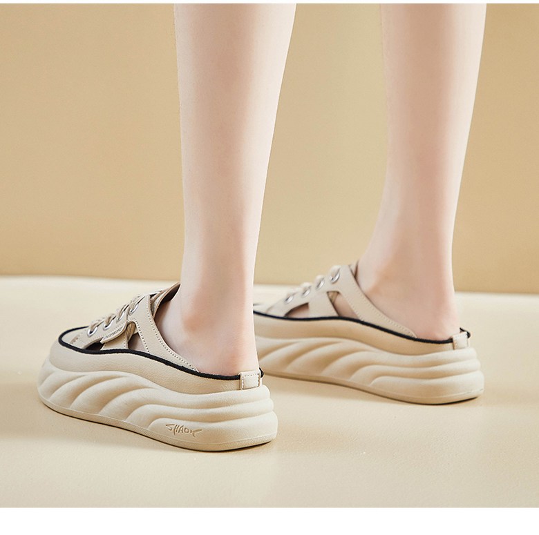 여성 발편한 뮬 여성뮬슬리퍼형샌들