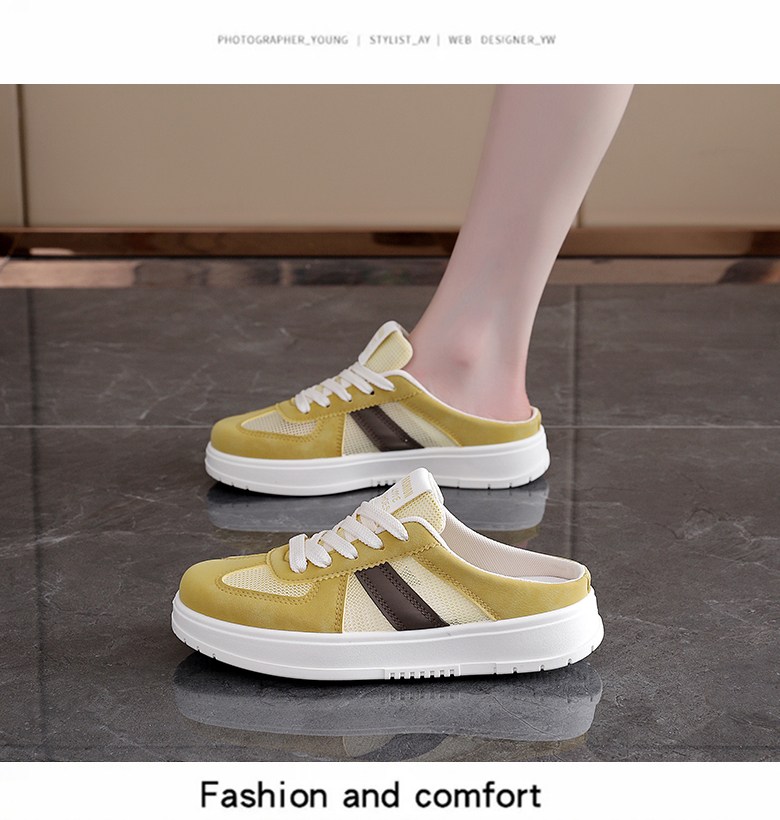 여성 발편한 뮬 여성뮬슬리퍼형샌들