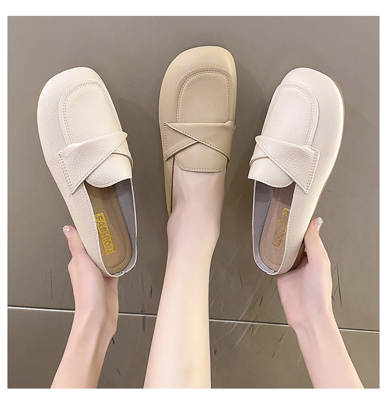 여성 발편한 뮬 여성뮬슬리퍼형샌들