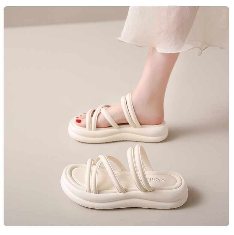 여성 발편한 슬리퍼 여성뮬슬리퍼형샌들