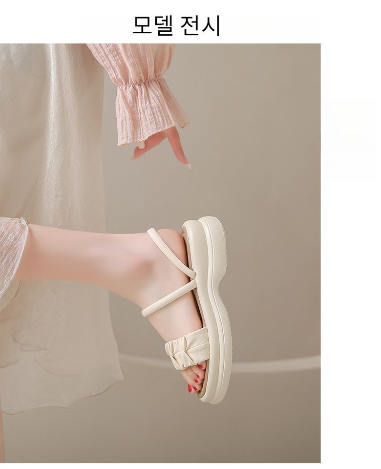 여성 경량 캐주얼 여성뮬슬리퍼형샌들