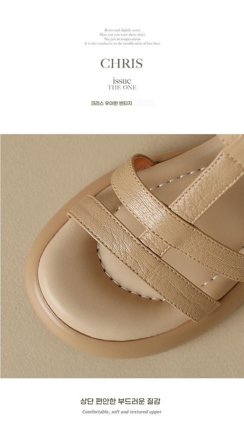 여성 여름 샌들 여성뮬슬리퍼형샌들