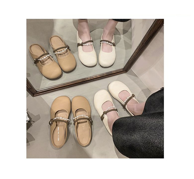 여성 사계절 뮬 여성뮬슬리퍼형샌들