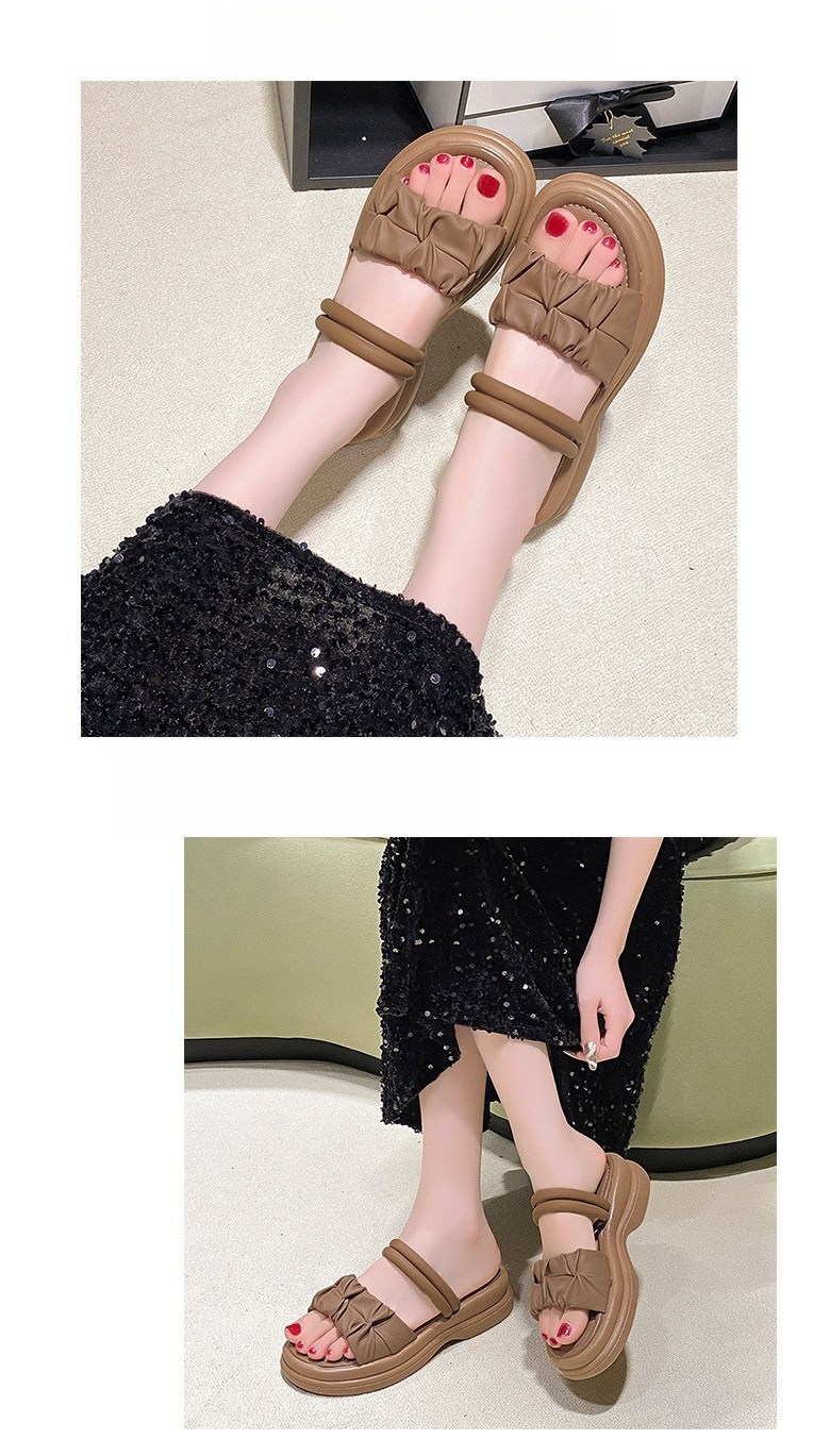 여성 경량 캐주얼 여성뮬슬리퍼형샌들