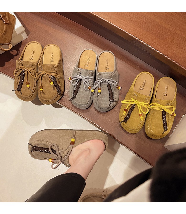 여성 캐주얼 로퍼 여성뮬슬리퍼형샌들