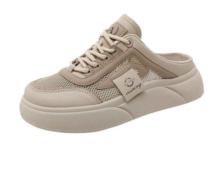 여성 발편한 메쉬 여성뮬슬리퍼형샌들