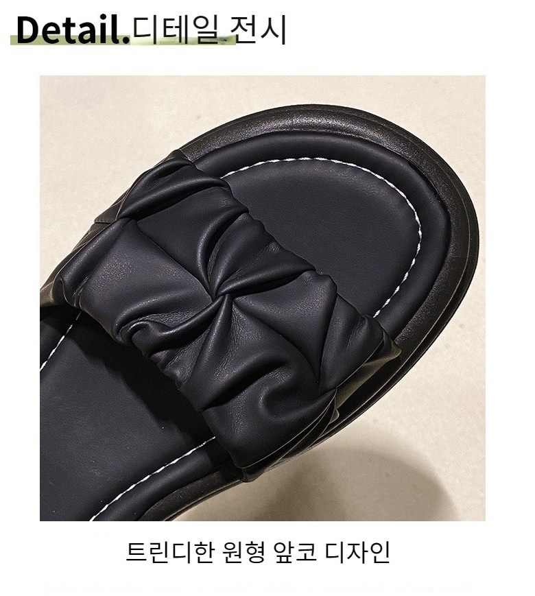 여성 경량 캐주얼 여성뮬슬리퍼형샌들