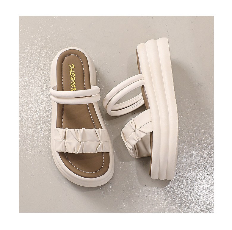 여성 발편한 샌들 여성뮬슬리퍼형샌들