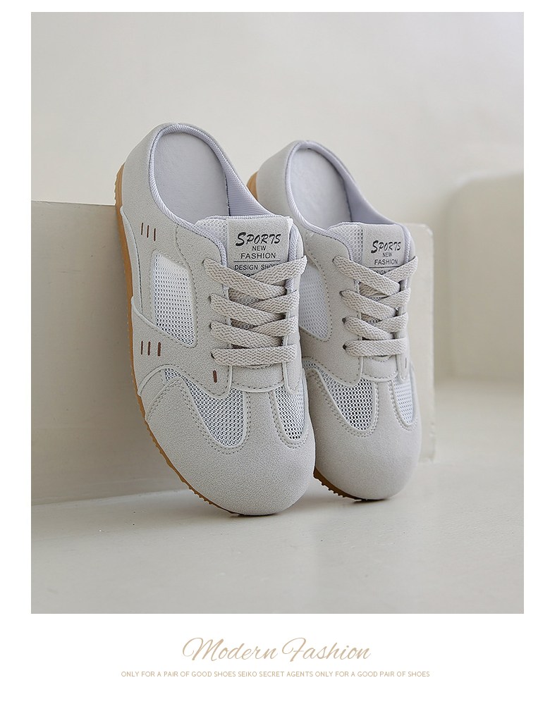 여성 통기성 뮬 여성뮬슬리퍼형샌들