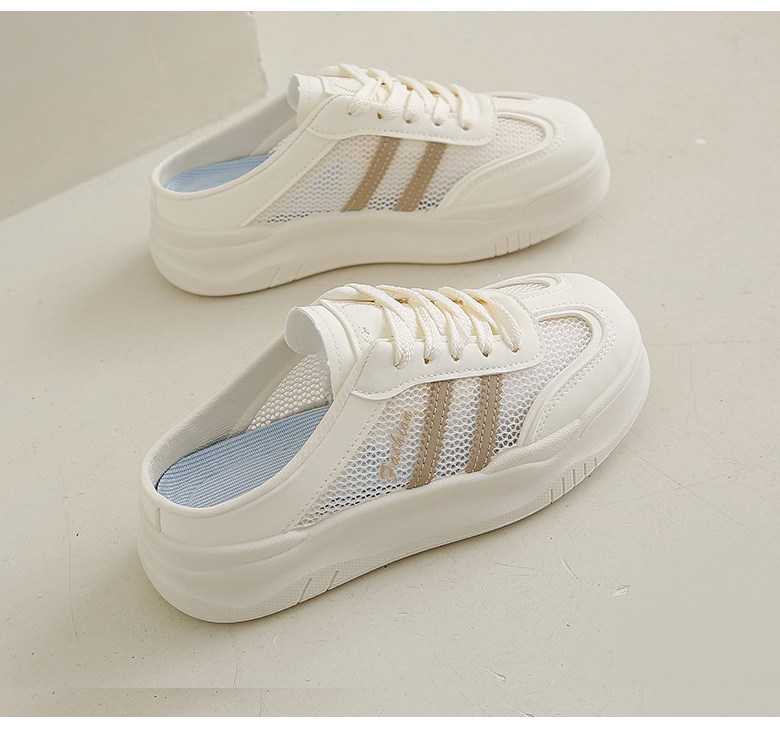 여성 메쉬 슬리퍼 여성뮬슬리퍼형샌들