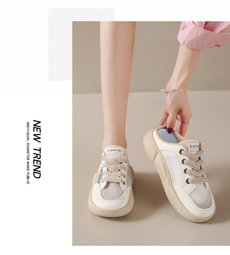 여성 발편한 뮬 여성뮬슬리퍼형샌들