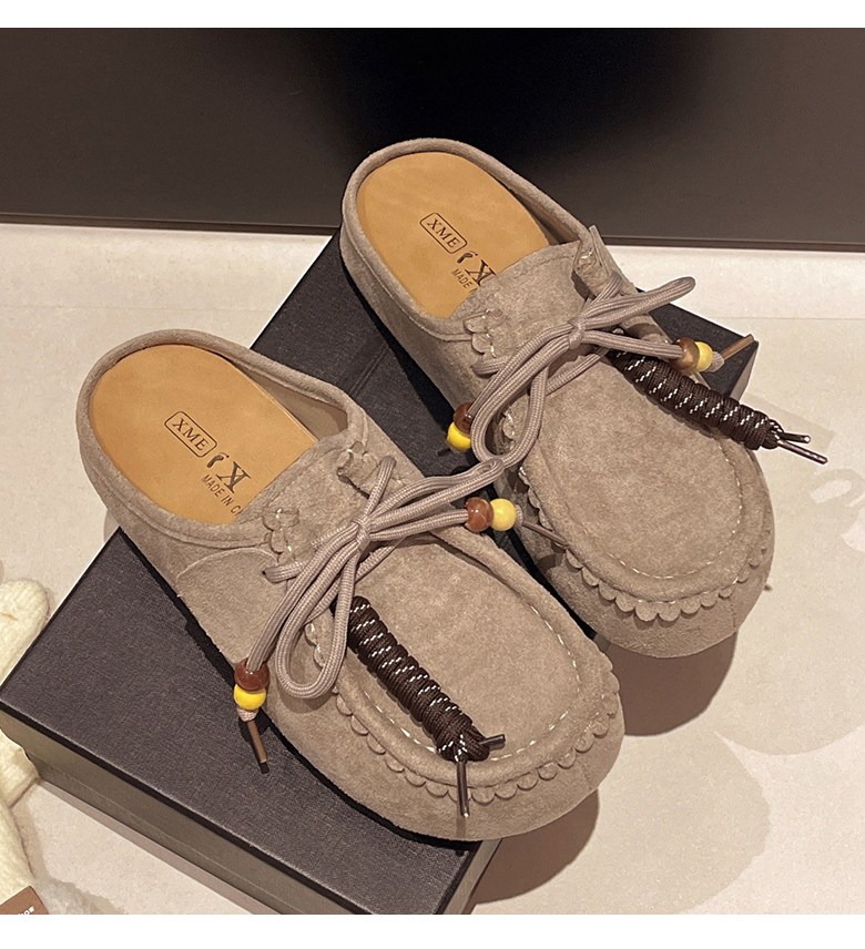 여성 캐주얼 로퍼 여성뮬슬리퍼형샌들