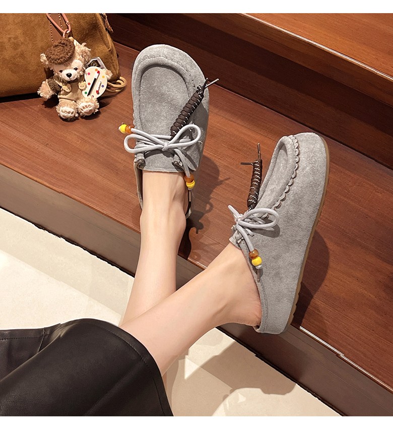 여성 캐주얼 로퍼 여성뮬슬리퍼형샌들