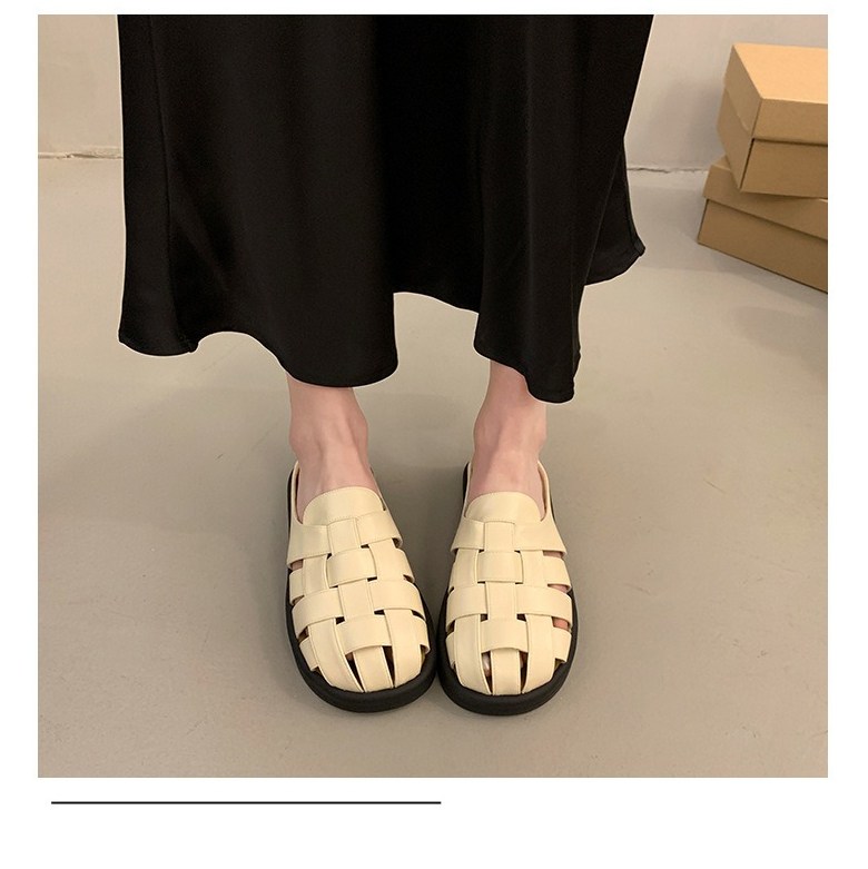 여성 발편한 사계절 여성뮬슬리퍼형샌들