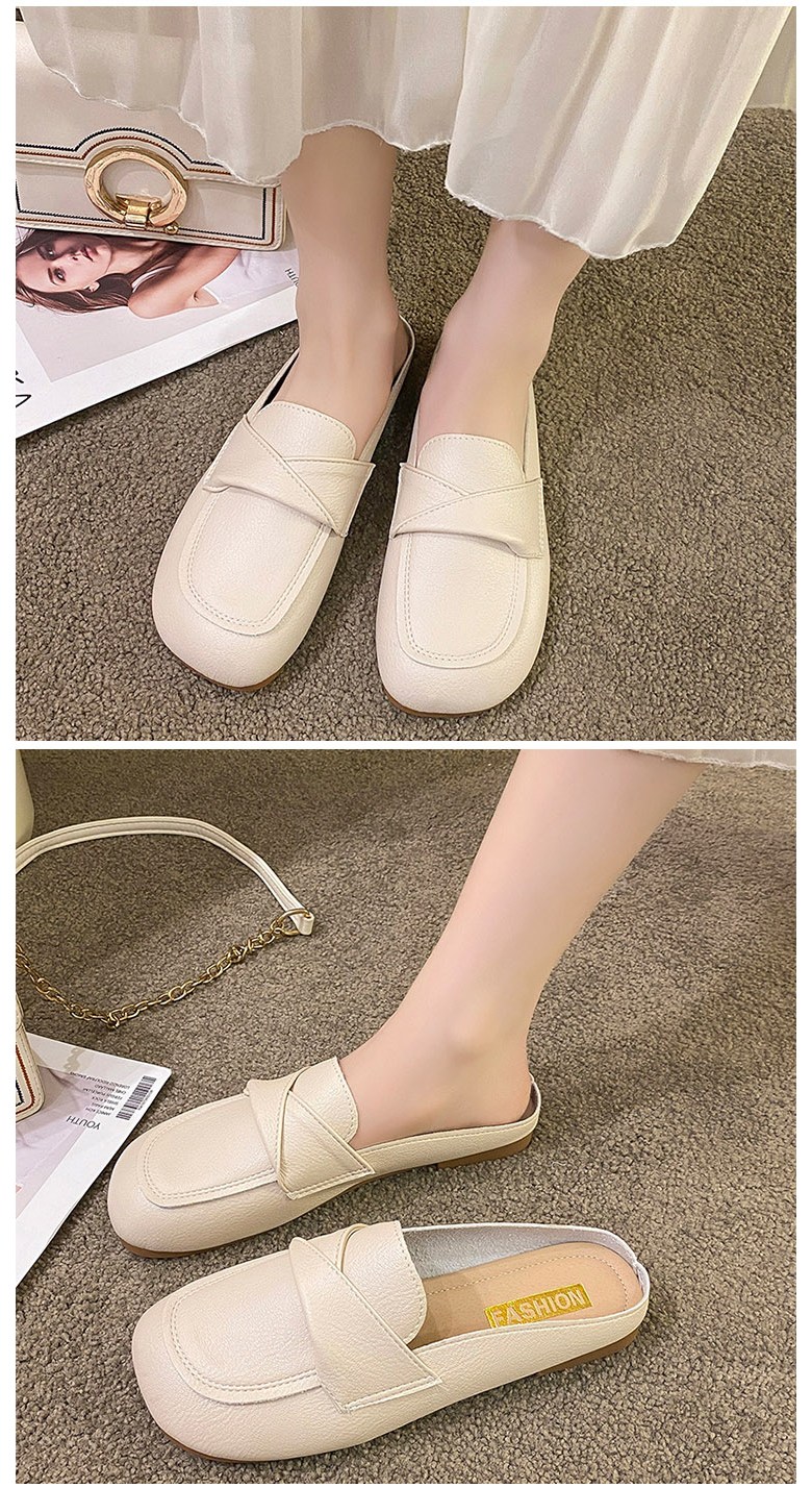 여성 발편한 뮬 여성뮬슬리퍼형샌들