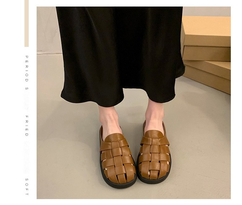 여성 발편한 사계절 여성뮬슬리퍼형샌들