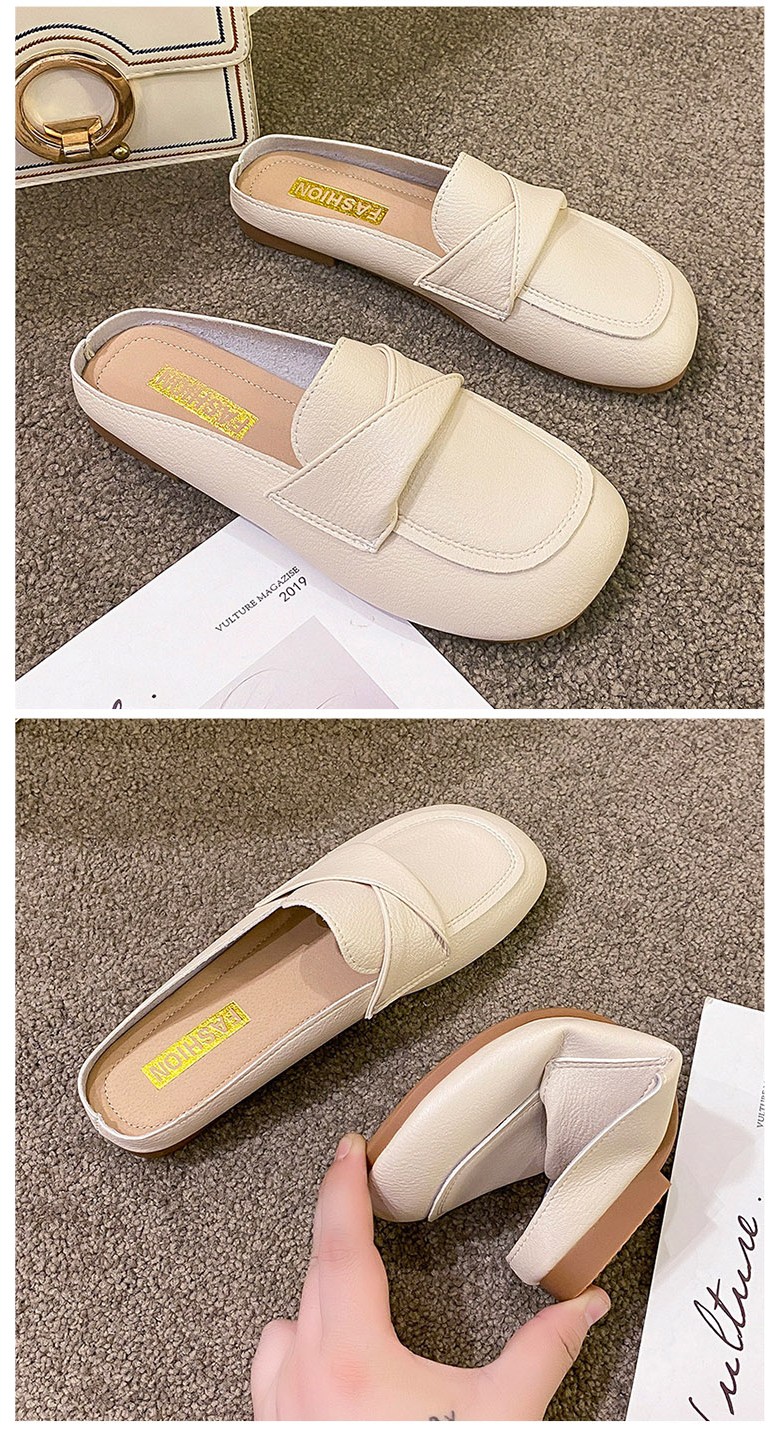 여성 발편한 뮬 여성뮬슬리퍼형샌들