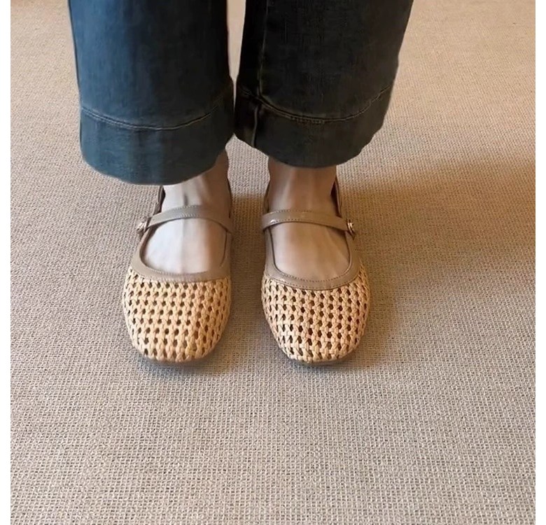 여성 여름 메리제인 여성뮬슬리퍼형샌들