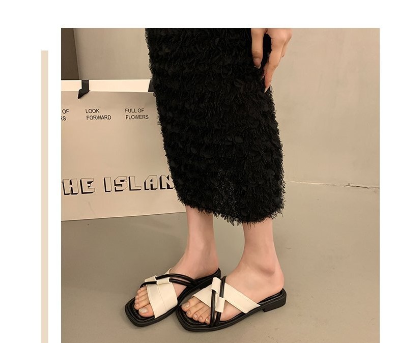 여성 여름 슬리퍼 여성뮬슬리퍼형샌들