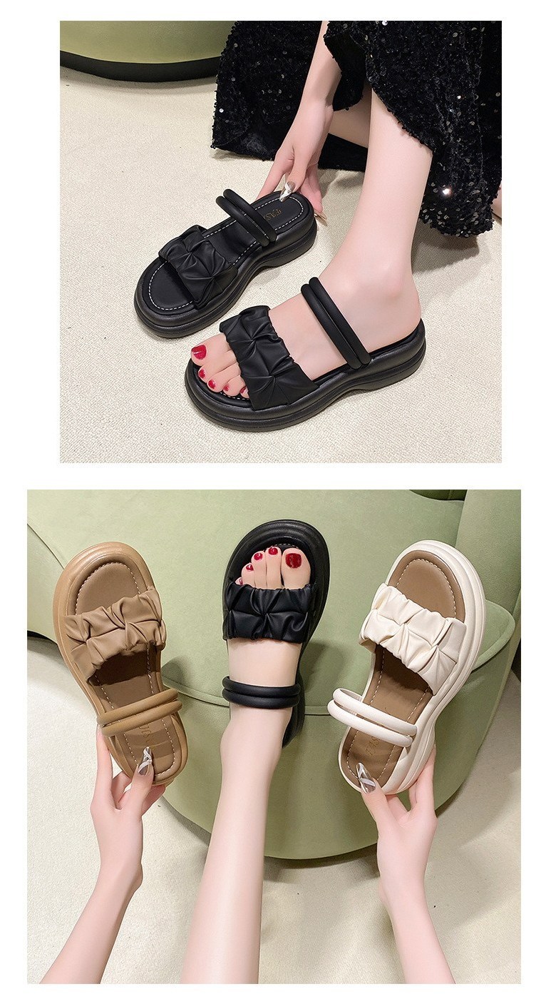 여성 경량 캐주얼 여성뮬슬리퍼형샌들