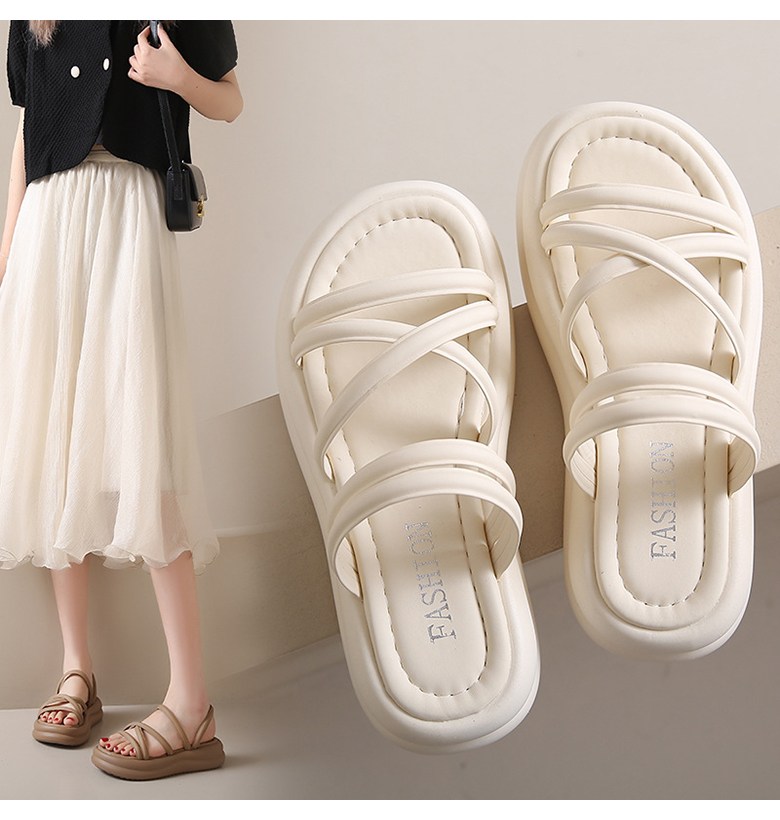 여성 발편한 슬리퍼 여성뮬슬리퍼형샌들