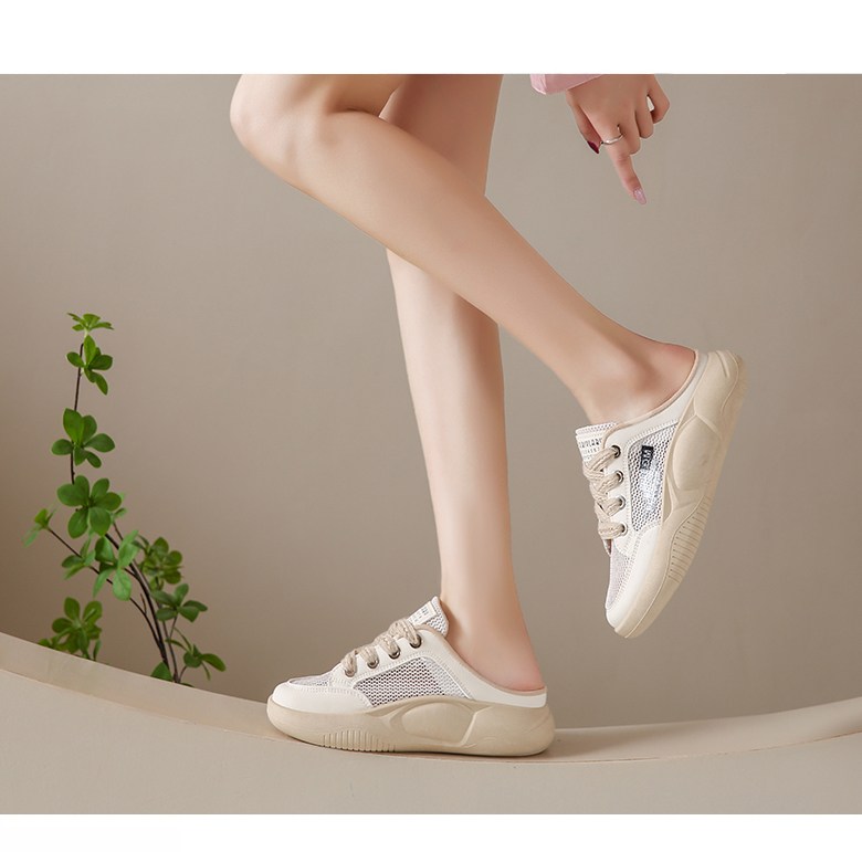 여성 발편한 뮬 여성뮬슬리퍼형샌들