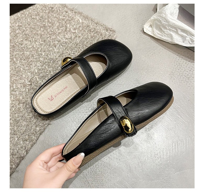 여성 발편한 뮬 여성뮬슬리퍼형샌들