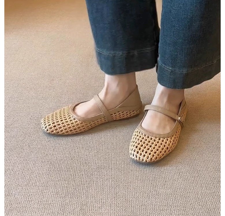 여성 여름 메리제인 여성뮬슬리퍼형샌들