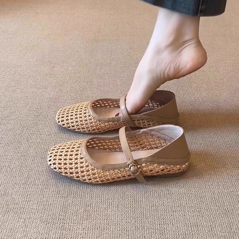 여성 여름 메리제인 여성뮬슬리퍼형샌들